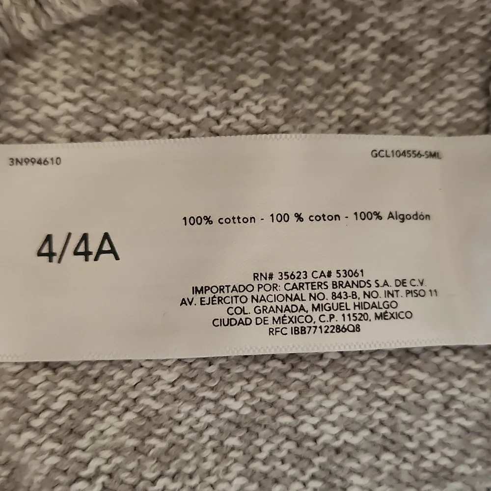 Carter's Kids Little Boy Pullover Sweater - Size 4 - Picture 7 of 7